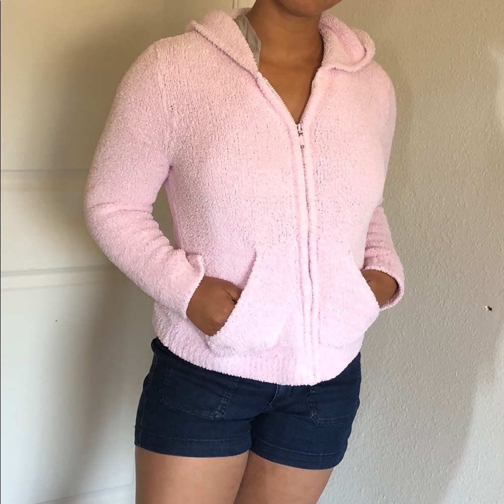 Pink Alfani zipper hoddie